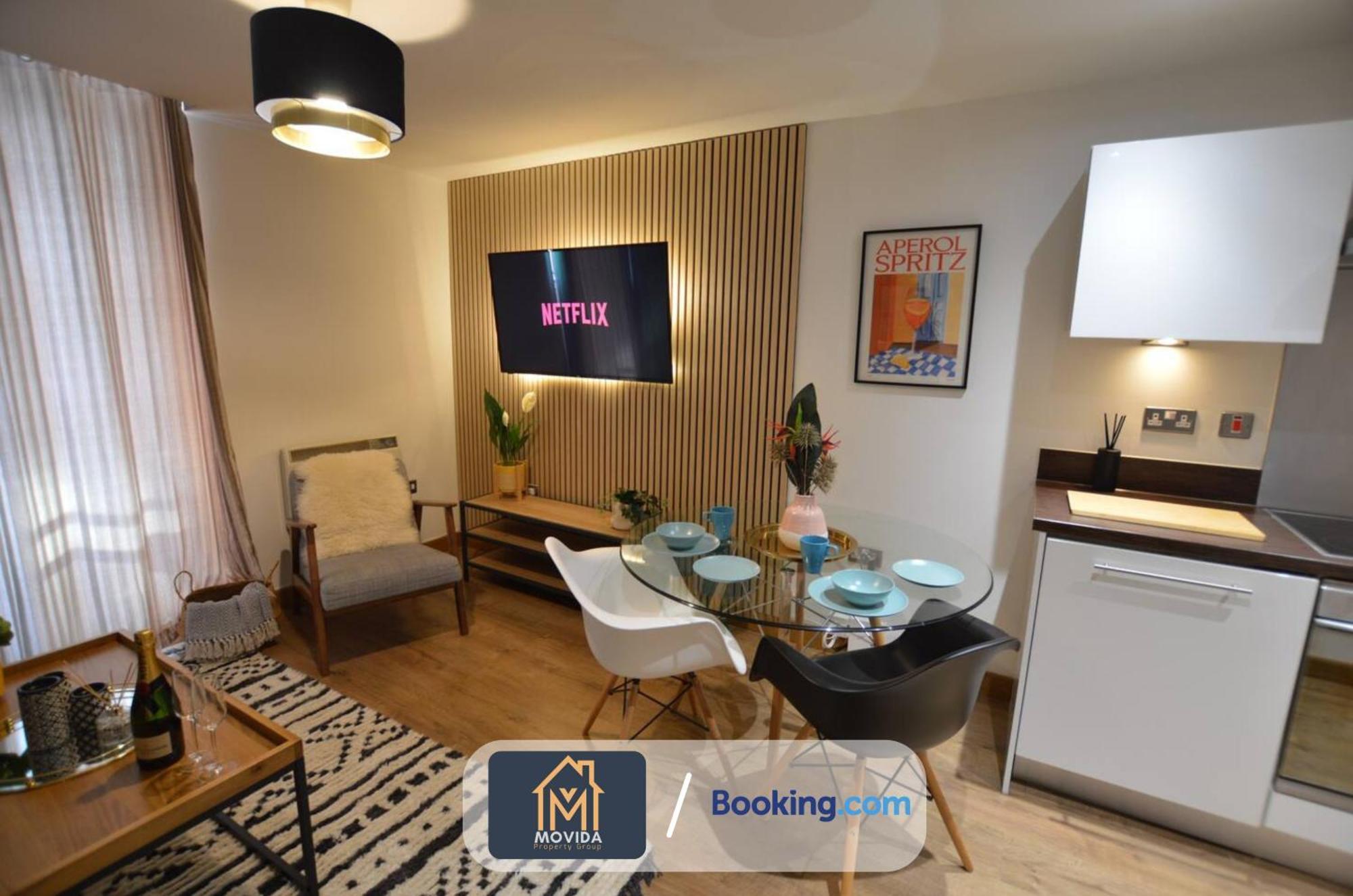 Lgi Stunning 1 Bedroom Apartment By Movida Property Group Short Lets & Serviced Accommodation Leeds  Exterior foto