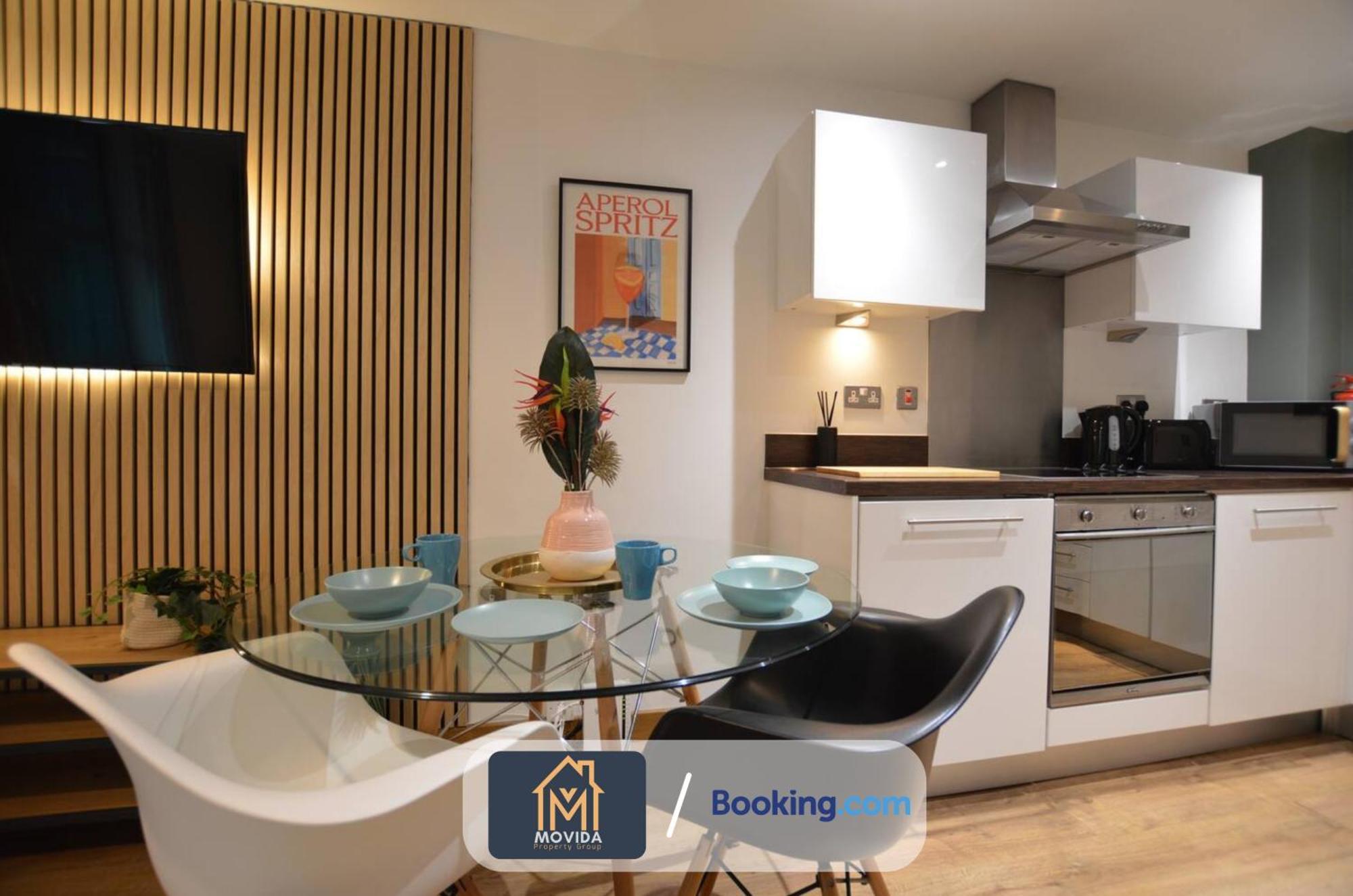 Lgi Stunning 1 Bedroom Apartment By Movida Property Group Short Lets & Serviced Accommodation Leeds  Exterior foto