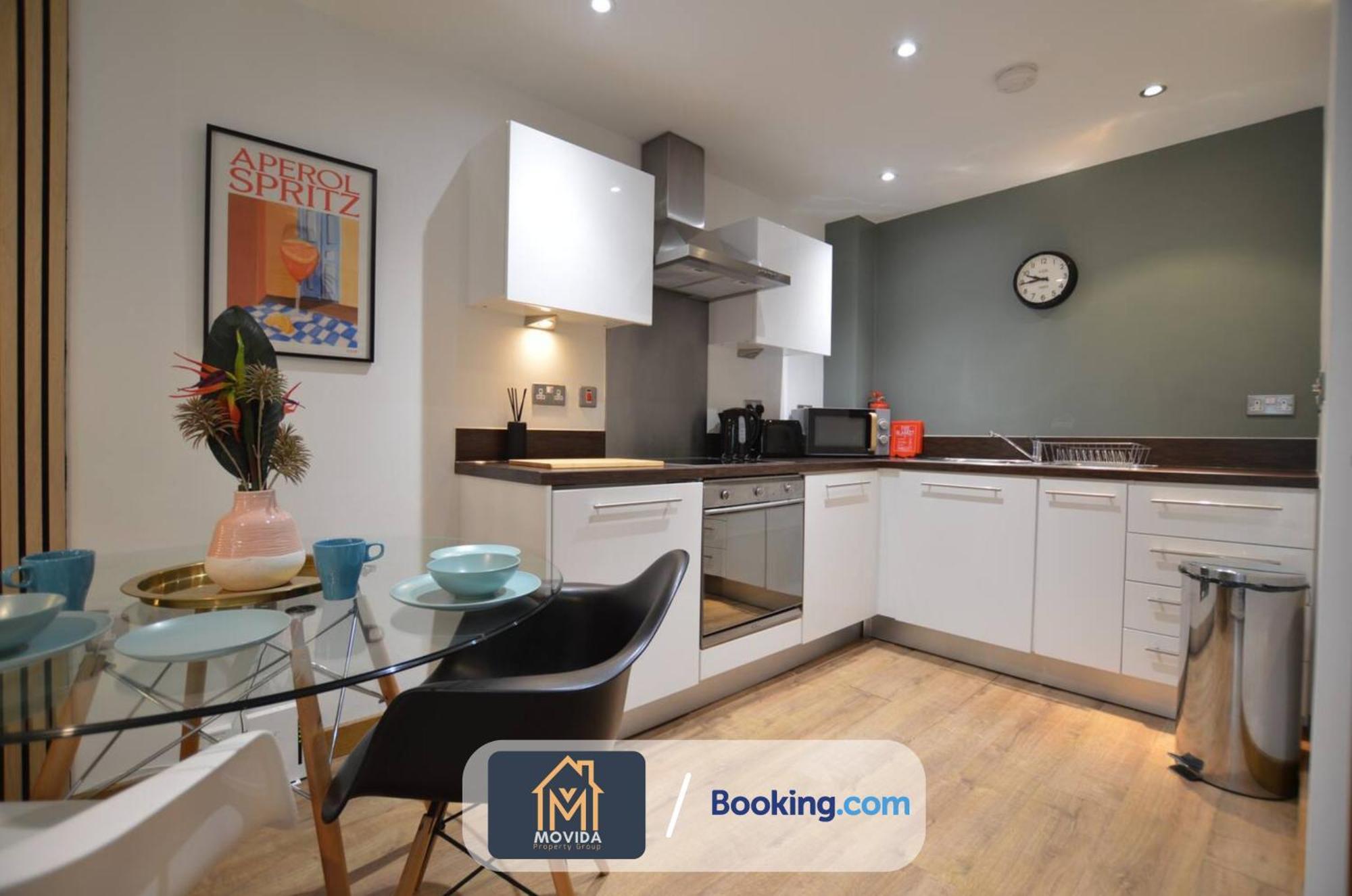 Lgi Stunning 1 Bedroom Apartment By Movida Property Group Short Lets & Serviced Accommodation Leeds  Exterior foto