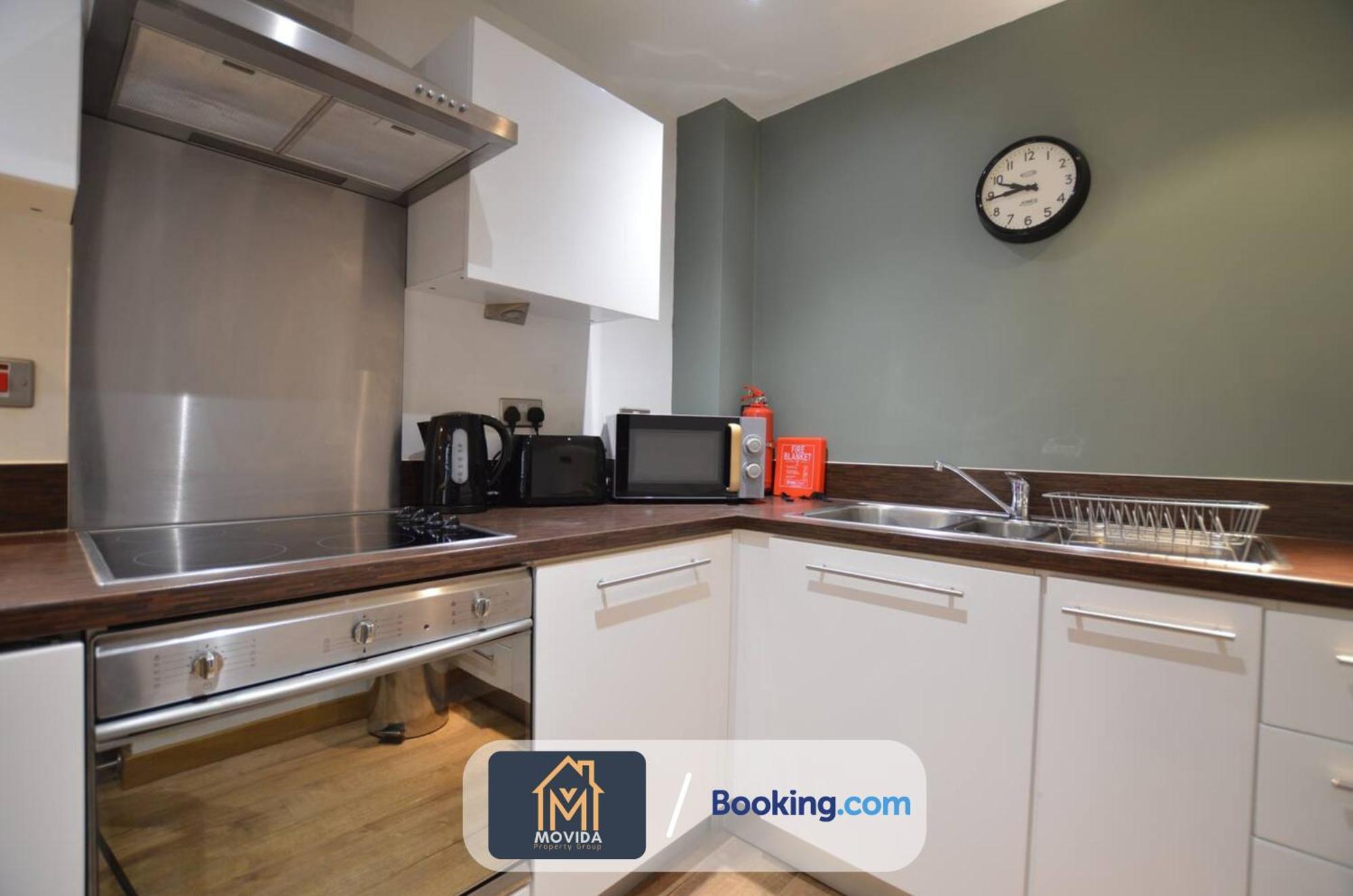 Lgi Stunning 1 Bedroom Apartment By Movida Property Group Short Lets & Serviced Accommodation Leeds  Exterior foto